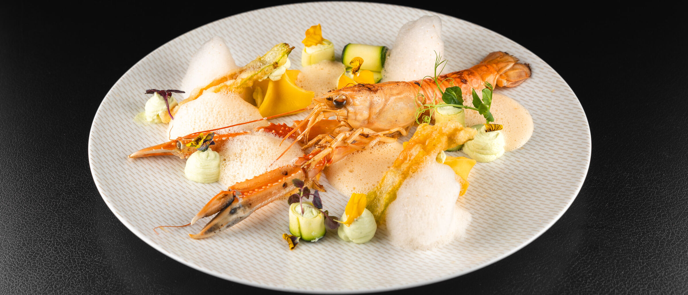 Lobster | zucchini | foam